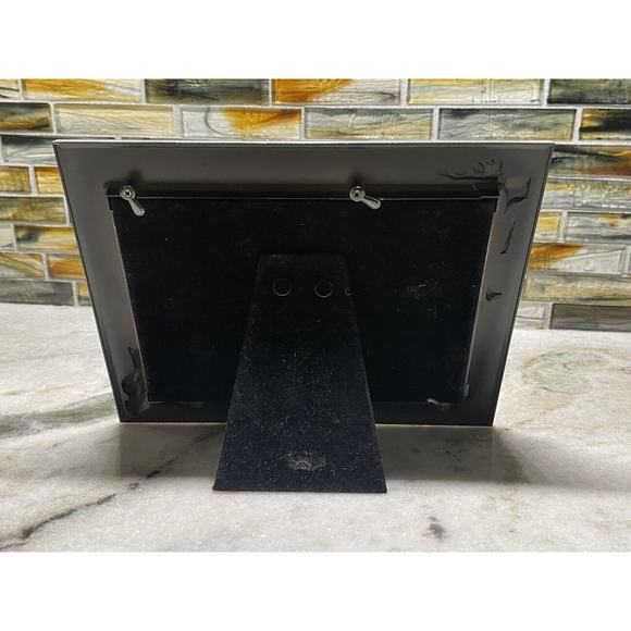 Burnes BABY Picture Photo Frame Vintage 3 Frames 3" 4.5" Bow Teddy Bear Swans - Picture 4 of 4